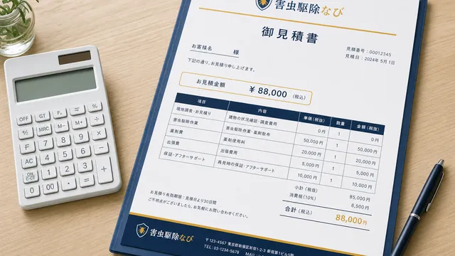害虫駆除の費用相場